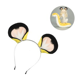 動物ぬいぐるみ コスプレ ヘッドバンド ハロウィン アニメ ステージ ソフト 軽量 大人 子供 耳 毛皮風