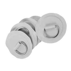 キャンプ用品 Dリングパッド 5個セット 金属製ハードウェア付き 軽量アウトドアオーガナイザー カヤックアクセサリー タイダウンケーブルルーティング