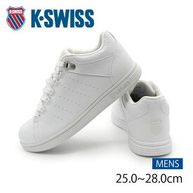 K・SWISS ケースイス スニーカー メンズ ローカット 3色展開 通勤 通学 WHITE×WHITE KS100【FT】