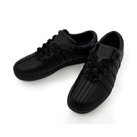 K・SWISS ケースイス CLASSIC クラシック スニーカー メンズ 本革 レザースニーカー ローカット BLACK×BLACK KS88【FT】