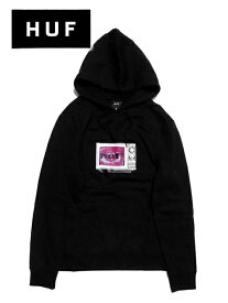 【20％OFF GW Special SALE】【メンズ プルオーバーパーカー・ブラック】HUFハフ【EYE WITNESS P/O HOODIE】【PF00398】【M L XL】”ハフアイウィットネスプリントプルオーバーパーカー”