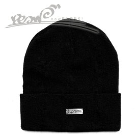 【10％OFF GW Special SALE】【メンズ ニットキャップ・ブラック】Supremeシュプリーム【Stencil Metal Plate Beanie】【FW13BN29】”シュプリームステンシルメタルプレートビーニー”