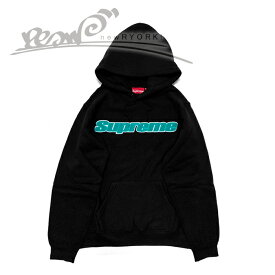 【10％OFF GW Special SALE】【メンズ プルオーバーパーカー・ブラック】Supremeシュプリーム【CHENILLE HOODED SWEATSHIRT】【SS19SW26】”シュプリームシェニール織ロゴワッペンプルオーバーパーカー”