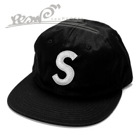 【10％OFF SALE】【メンズ キャップ・ブラック】Supremeシュプリーム【S LOGO 6-PANEL】【SS15H63】”シュプリームSロゴ6パネルキャップ”