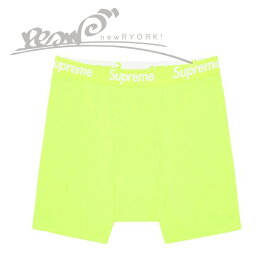 【20％OFF GW Special SALE】【メンズ アンダーウェア・蛍光イエロー】Supremeシュプリーム【HANES BOXER BRIEFS (2 PACK)】【SS23A13】【M L XL】”シュプリームヘインズボクサーパンツ2枚セット”