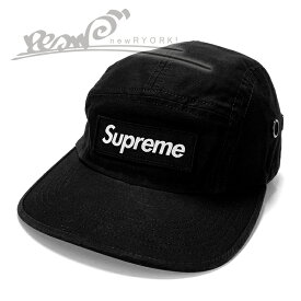 【送料無料】【楽ギフ_包装】【メンズ キャップ・ブラック】Supremeシュプリーム【Military Camp Cap】【SS24H16】”シュプリームボックスロゴミリタリーキャンプキャップ”