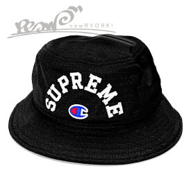 【送料無料】【楽ギフ_包装】【メンズ ハット・ブラック】SupremeシュプリームChampionチャンピオン【Champion Mesh Crusher】【SS24】【S/M L/XL】”シュプリームチャンピオンコラボメッシュクラッシャーハット”