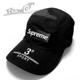 【送料無料】【楽ギフ_包装】【メンズ キャップ・ブラック】Supremeシュプリーム【Mesh Side Panel Camp Cap】【SS24H62】”シュプリームメッシュサイドパネルキャンプキャップ”