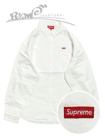 【30％OFF GW Special SALE】【メンズ シャツ・ホワイト】Supremeシュプリーム【SMALL BOX SHIRT】【SS22S38】【L XL】”シュプリームスモールボックスロゴボタンダウンシャツ”