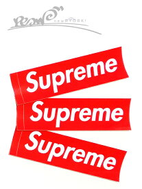 【送料無料】【ステッカー・レッド】Supremeシュプリーム【Supreme Box Logo Sticker】”シュプリームボックスロゴステッカー3枚セット”