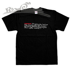 【送料無料】【楽ギフ_包装】【メンズ Tシャツ・ブラック】Supremeシュプリーム【Joke Tee】【FW25T52】【M L XL XXL】”シュプリームジョークTシャツ”