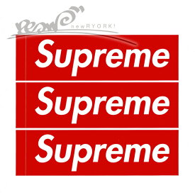 【送料無料（メール便のみ）】【ステッカー・レッド】Supremeシュプリーム【Supreme Box Logo Sticker】”シュプリームボックスロゴステッカー3枚セット”