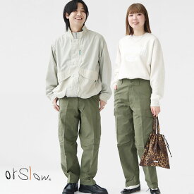 orSlow(オアスロウ) ヴィンテージフィット 6ポケット カーゴパンツVINTAGE FIT 6 POCKETS CARGO PANTS(03-V5260RIP) ワークパンツ カーキ アーミーグリーンレディース メンズ ユニセックス ボトムス 日本製 ミリタリー フィールドパンツ