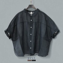 楽天市場】prit プリット リネン（袖の長さ七分袖・五分袖）（シャツ 