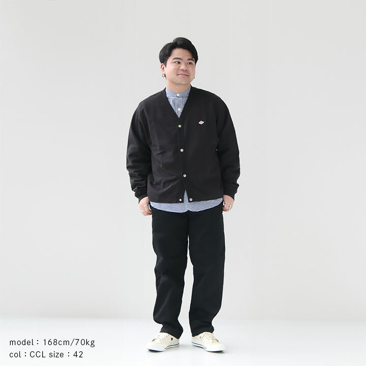 楽天市場】DANTON ダントン｜コットン テリー Vネックカーディガン 