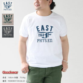 GOODWEAR(グッドウェア) EAST FIELD クルーネックリブTシャツ(NGT9801-2654)※簡易包装で1枚のみネコポス配送可能です。