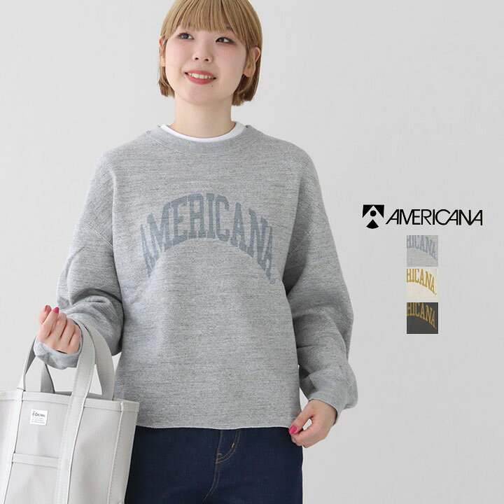 楽天市場】AMERICANA アメリカーナ｜14G裏毛 クロップド カットオフ 
