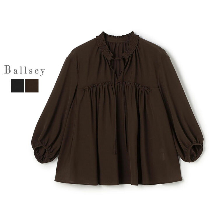 楽天市場】Ballsey ボールジィ｜ シアートロピカル ボリュームギャザー