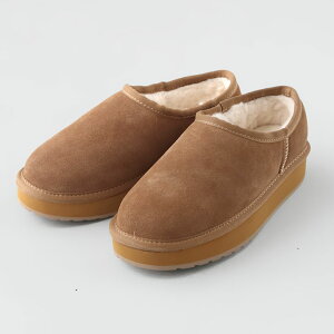 EMU Australia エミュオーストラリア|カウレザー メリノウール ムートン スリッポンシューズ W13253