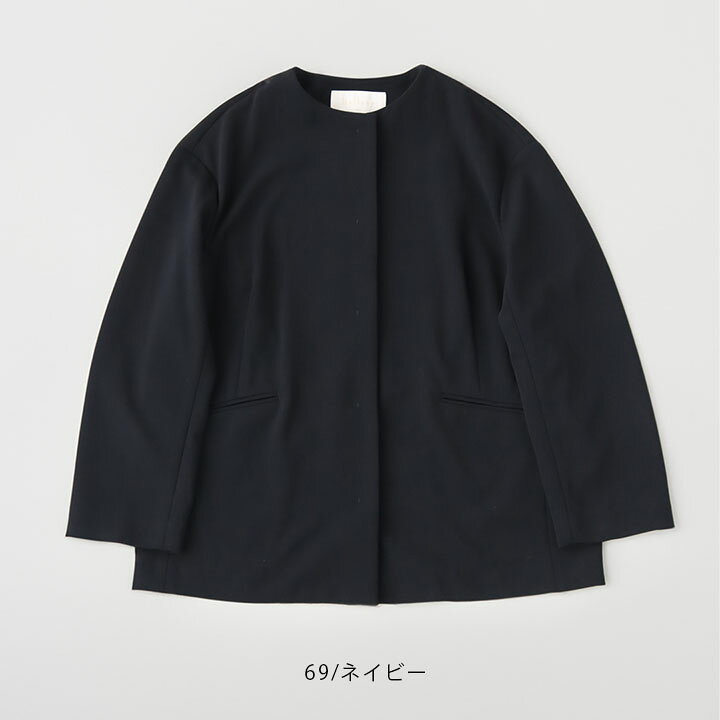 楽天市場】Ballsey(ボールジィ) ジョーゼットジャージー ノーカラー 