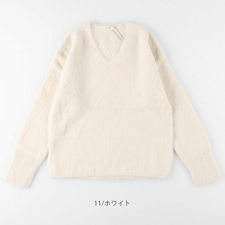 楽天市場】DES PRES(デ・プレ) フォックスカシミヤ Vネックプル  