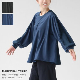 【20％OFF！】MARECHAL TERRE(マルシャル テル) コンビネーションデザイントップス(ZMT234CT336)※簡易包装で1点のみネコポス配送可能です。