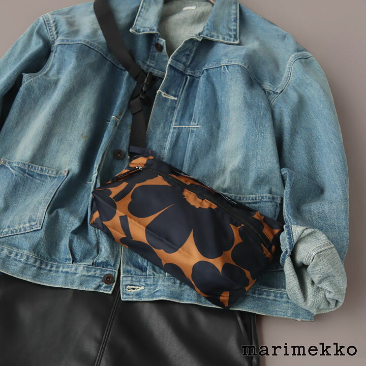 国内正規品 新品 マリメッコNeat Crossbody Unikko ブラウン 楽天市場 