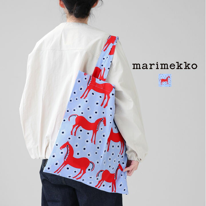 楽天市場】marimekko マリメッコ｜Musta Tamma トートバッグ 44×43cm 