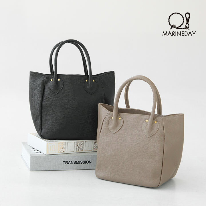 楽天市場】MARINEDAY マリンデイ｜シュリンクレザー トートバッグ PLUM 