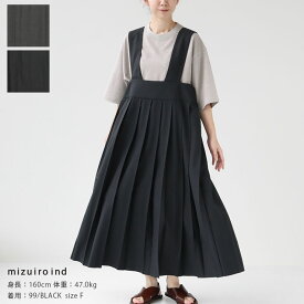 mizuiro ind(ミズイロインド) プリーツジャンパースカート(2-250068)
