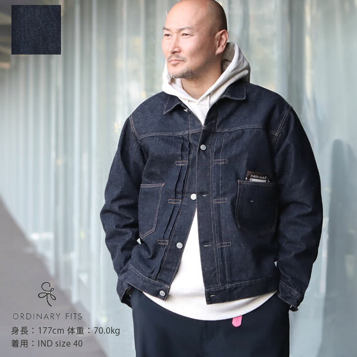 楽天市場】Ordinary fits(オーディナリーフィッツ) デニムジャケット 