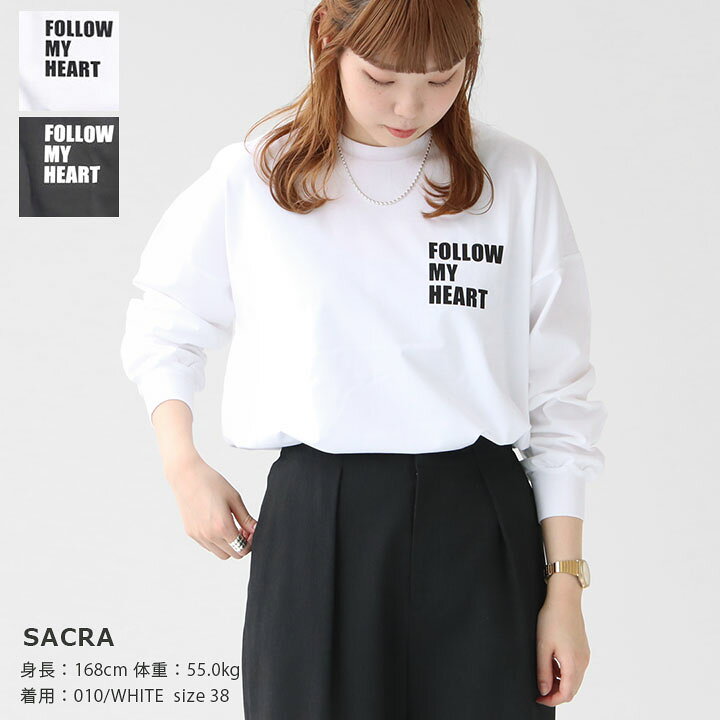 楽天市場】SACRA(サクラ) プレミアムコットン ロゴTシャツ(123543091 