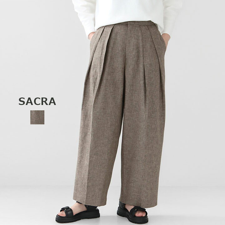 楽天市場】【20％OFF！】SACRA(サクラ) リネンコットンシャンブレー  