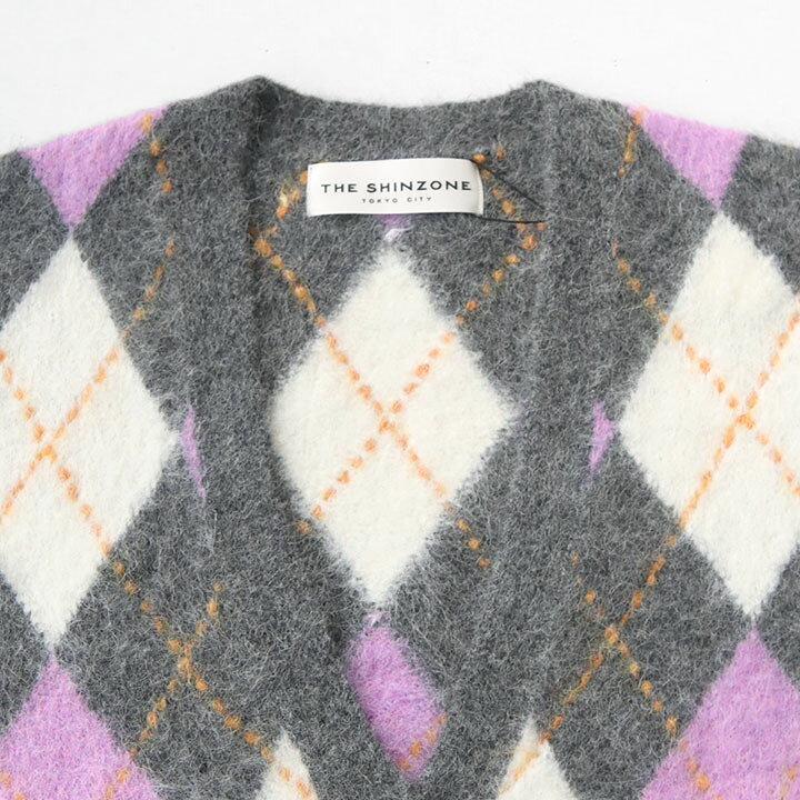 楽天市場】SHINZONE(シンゾーン) シャギーアーガイルカーディガン  