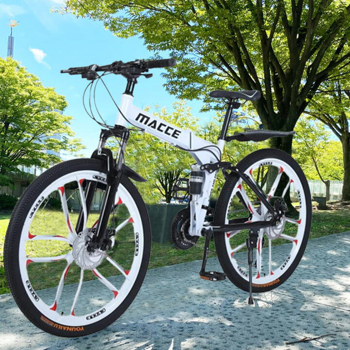 楽天市場】マウンテンバイク 26インチ 21段変速 折りたたみ自転車 