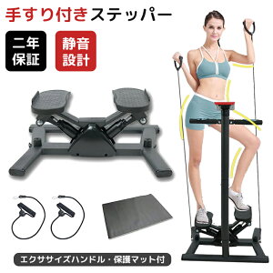 【2000円OFFクーポンあり!】Nijakise 2024最新型 ステッパー 手すり付き 油圧式 ダイエット 筋トレ 静音 体幹 ひねり くびれ ウエスト ダイエット 器具 健康器具 フィットネス トレーニング お腹