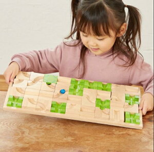 マザベル Voila ボイラ 平面迷路 立体迷路 スゴロク 3歳 木製玩具