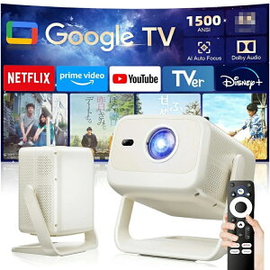 �y1500ANSI/��������/�Z�œ_�z�v���W�F�N�^�[ �ƒ�p���r�W�l�X�p Netflix���C�Z���X �S������ʕ␳ WiFi6 Bluetooth5.4 �V�䓊�e�� 150���� �z�[���v���W�F�N�^�[ 1:1.15�Z�������e HDMI ARC/USB/AUX�[�q 