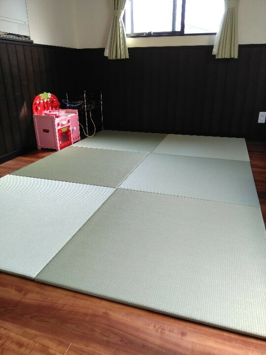 楽天市場】ユニット畳 マット 丸洗いできる 洗えるへりなしフロアー畳 