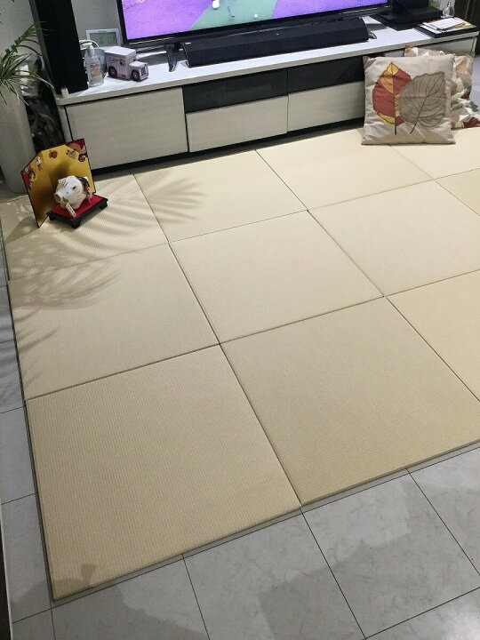 楽天市場】ユニット畳 マット 丸洗いできる 洗えるへりなしフロアー畳 