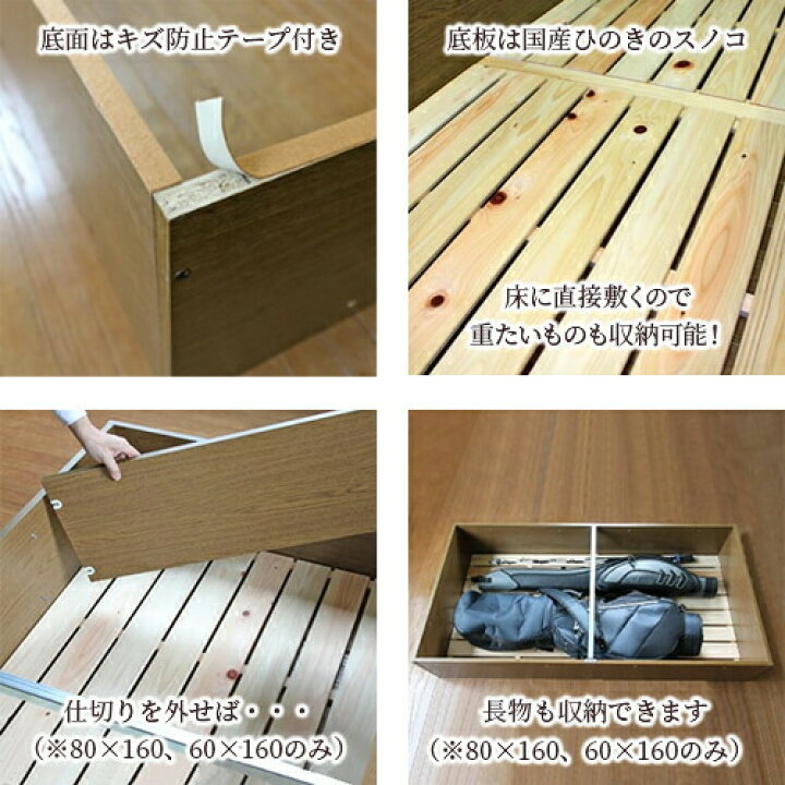 楽天市場】＼有吉ゼミで紹介／ 高床式 ユニット 畳 【60×160】高さ33cm  