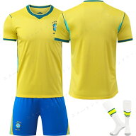 25-26 ブラジル代表 ホーム サッカーユニフォーム 10番 ネイマール 11番 ラフィーニャ 7番 ヴィニシウス …