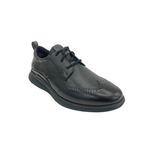 �yHushPuppies 2026�N�t�ă��f���zHushPuppies �n�b�V���p�s�[ �����Y �C �r�W�l�X�V���[�Y �E�B���O�`�b�v ADVANCE WINGTIP/SHOE BOLD BLACK LEATHER HPM10797