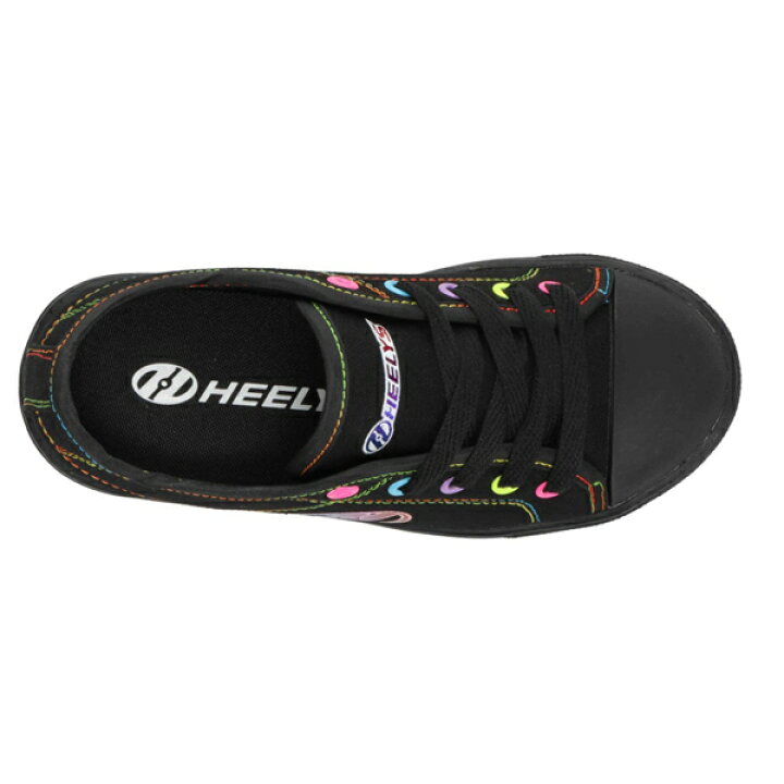 Heelys ヒーリーズ 子供 キッズ ジュニア キッズローラーシューズ CLASSIC X2 BLK RAINBOW HE100970 NEWTRO Heelys ヒーリーズ 子供 ジュニア キッズローラーシューズ 1WHEELタイプ PRO 20-BLACK WHITE CANVAS HES10393