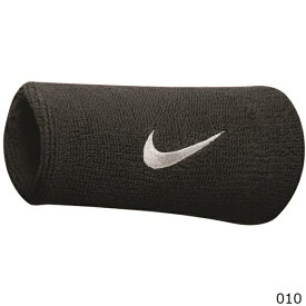 【SALE】NIKE ナイキ スポーツアクセサリー スウッシュ ダブルワイドリストバンド ブラック/ホワイト BN2094-010