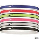 【SALE】NIKE ナイキ スポーツアクセサリー チップ スウッシュ スポーツ ヘッドバンド 6本パック BN2071-655