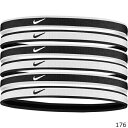 【在庫処分超特価】NIKE ナイキ スポーツアクセサリー チップ スウッシュ スポーツ ヘッドバンド 6本パック BN2071-176