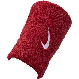 【SALE】NIKE ナイキ スポーツアクセサリー スウッシュ ダブルワイドリストバンド バーシティーレッド/ホワイト BN2094-601