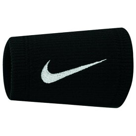 【SALE】NIKE ナイキ スポーツアクセサリー バスケットボール エリートダブルワイドリストバンド 2個入 BS1006-010 ブラック/ホワイト