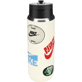 NIKE ナイキ 保冷専用ボトル SSリチャージストローボトル 24oz/700ml グラフィック ココナッツミルク/ブラック/ピカンテレッド HY2019-133